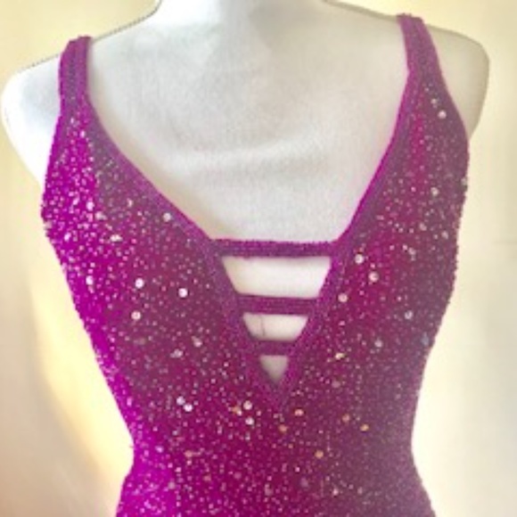 Scala Voilet sequin long dress - Picture 2 of 6